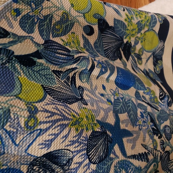 Nwt Eliza J dress blue white lemon green - Picture 14 of 15